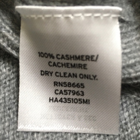 HALOGEN Crewneck Cashmere Sweater Grey Heather Small NWT - Picture 6 of 8